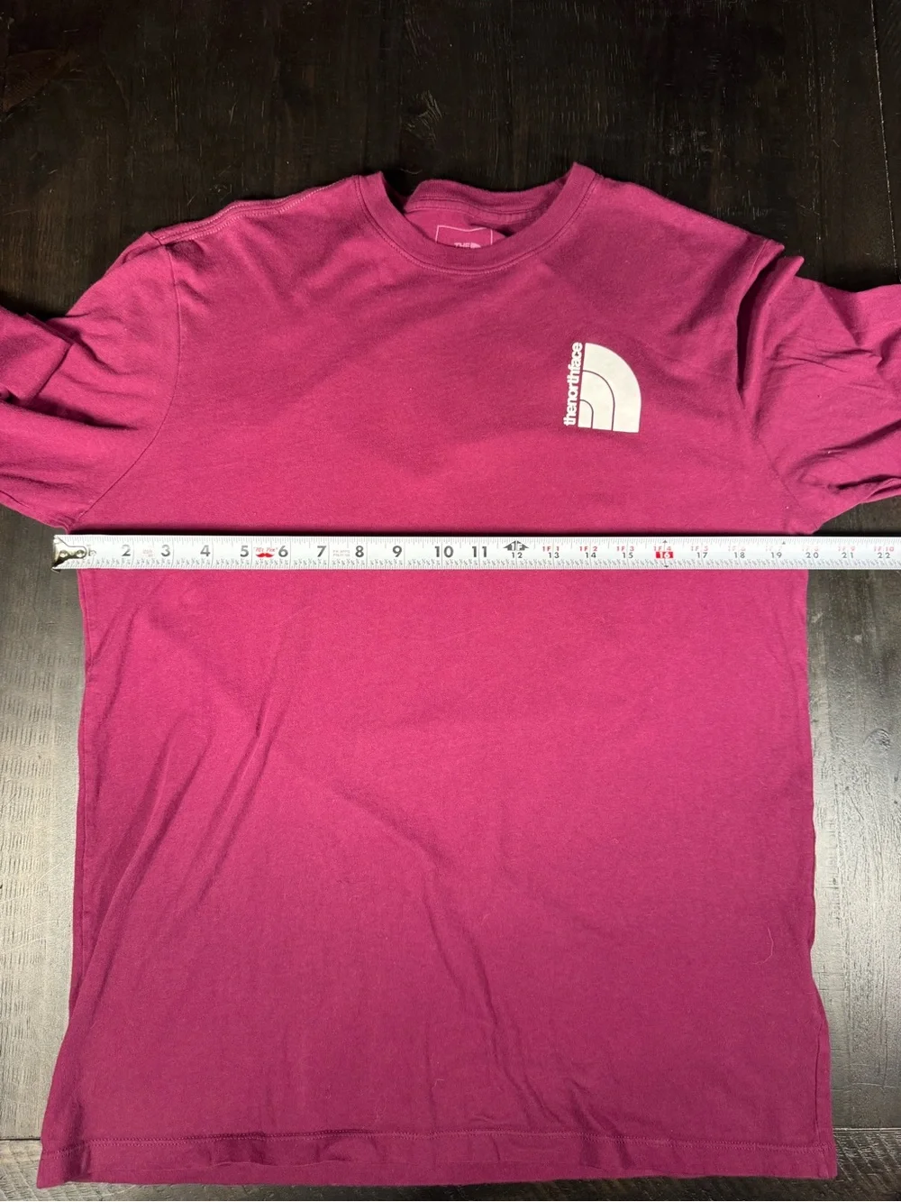 The North Face Maroon Logo T-Shirt